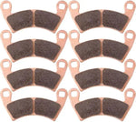 4 Pairs Brake Pads F + R For Polaris Diesel Ranger Crew 900 12-14 Sintered ECCPP