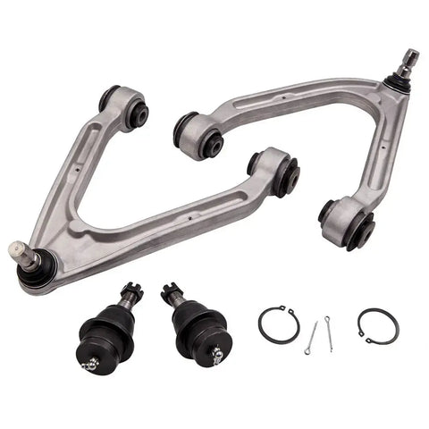 4 Pcs Suspension Front Upper LH RH Control Arms compatible for Hummer H3 2006-2010 15082974 MAXPEEDINGRODS