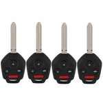 4 Set Remote Keyless Car Key Fob For Subaru Impreza Forester CWTWBU766 G Chip ECCPP