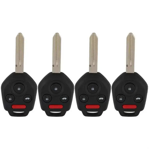 4 Set Smart Remote Transponder Key Fob For 11-14 Subaru Tribeca CWTWB1U811 4D-62 ECCPP