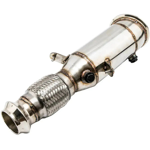 4 Turbocharged Turbo Downpipe compatible for BMW N26 220i 228i 320i 328i 2.0T 2.0L 2012-19 MaxpeedingRods