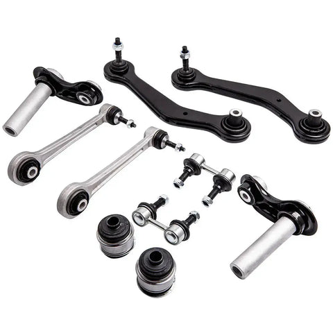 10 Pcs Rear Control Arms Kit compatible for BMW X5 2.5i/3.0i/4.4i M62/4.4i N62/4.6is/4.8is MAXPEEDINGRODS