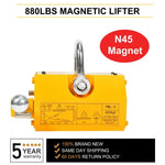400KG Magnetic Lifter 880lb Steel Lifting Magnet Magnetic Lifter Hoist Crane ECCPP