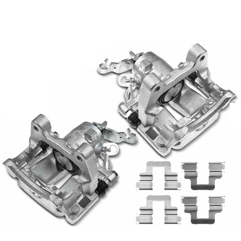 2x Rear Left & Right Disc Brake Caliper w/ Bracket for Volkswagen Eos 2009-2010