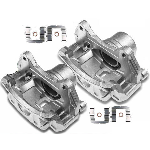 2x Brake Caliper with Bracket for Kia Cadenza 2014-2016 Sedan Front Left & Right