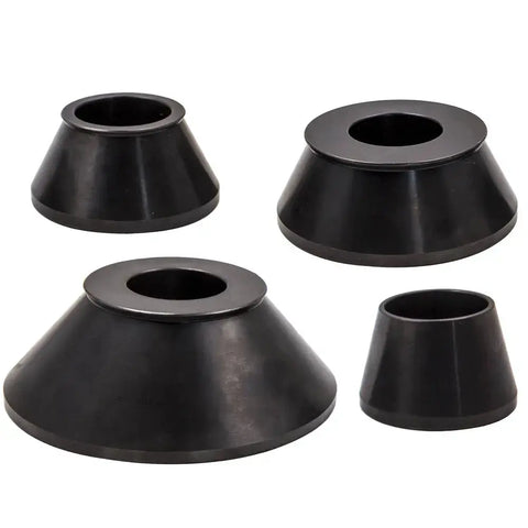 4Pcs Wheel Balancer Standard Taper Cone Kit Tool Shaft Size 40mm Black MAXPEEDINGRODS