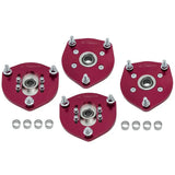 4pcs Coilover Kits Camber Plates Top Hat Mounts compatible for Toyota Camry XV40 07-11 MAXPEEDINGRODS