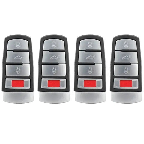 4pcs For VW Passat CC 2006-2012 Smart Remote Key Fob 4 Button NBG009066T 315MHz ECCPP