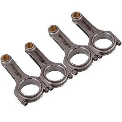 4x 4340 Forged H-Beam Connecting Rods+ARP2000 Bolts compatible for Honda Civic B16A Engine MAXPEEDINGRODS