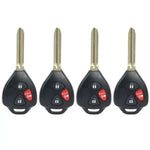 4x Fits Scion 2005 2010 tC Toyota 2007 2013 Yaris keyless Remote Entry Key Fob ECCPP