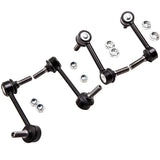 4x Front and Rear Stabilizer Sway Bar End Links compatible for Chevy Trailblazer 2004-2007 MAXPEEDINGRODS