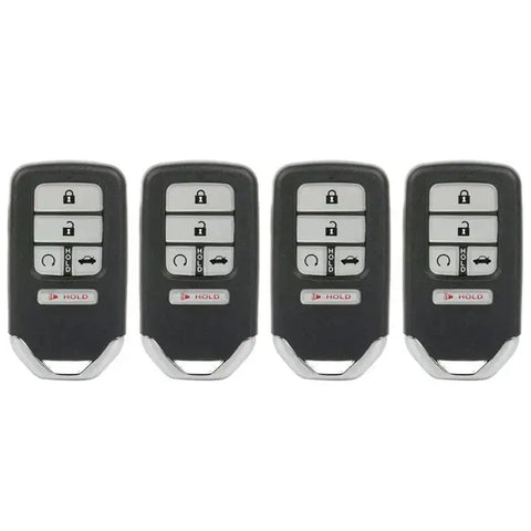 4x Keyless Entry Remote Key Fob Replacement for 2016-2018 Honda Civic KR5V2X V44 ECCPP