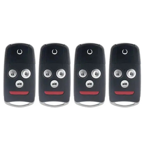 4x Remote Car Key Fob for 2007 2008 2009 2010 2011 2012 2013 Acura N5F0602A1A ECCPP