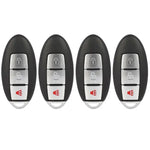 4x Remote Keyless Key Fob For Pathfinder 13-15 47 Chip 433Mhz S180144005 ECCPP