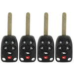 4x Replacement Smart Remote Key For 2011-2014 Honda Odyssey 6 button N5F-A05TAA ECCPP
