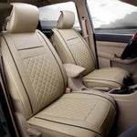 5 Seats Universal Car Seat Covers For Ford Fusion S Sedan 4-Door Beige 171120 ECCPP