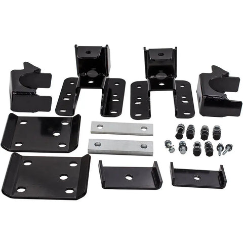 5 inch - 6 inch Kit Flip Rear Axle Lowering compatible for Chevy Silverado 1500 Pickup 07 -18 Drop MAXPEEDINGRODS
