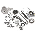 Timing Chain Kit w/ 2 Metal Guides Water Oil Pump Fit 85-95 Toyota 22R 22RE