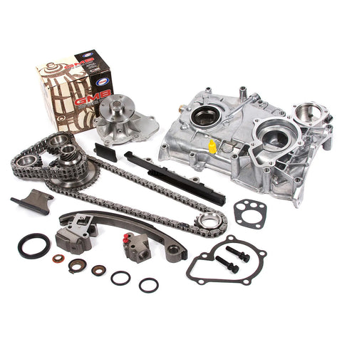 Timing Chain Kit Water Oil Pump Fit 91-99 Nissan 240SX 2.4L DOHC KA24DE 16V