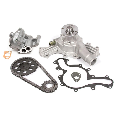 Timing Chain Kit Oil Water Pump Fit 90-00 Ford Explorer Ranger Mazda B4000 4.0