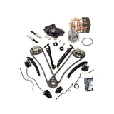 Timing Chain Kit VCT Selenoid Cam Phaser Oil Water Pump Fit 04-10 Ford 5.4