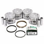 Pistons w/ Rings 19mm Wrist Pin fit Audi Volkswagen Turbo 1.8L 20V AMB