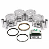 Pistons w/ Rings 19mm Wrist Pin fit Audi Volkswagen Turbo 1.8L 20V AMB