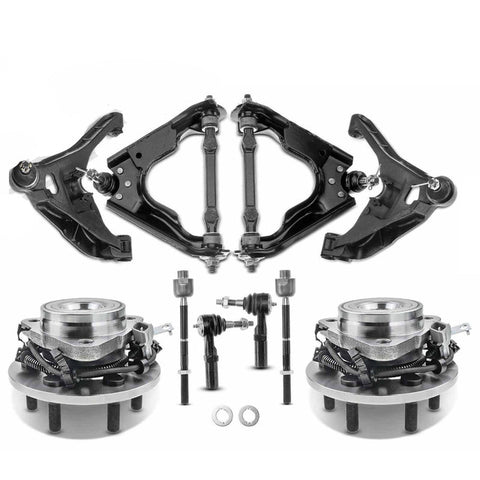 10x Front Wheel Hub Bearing Control Arm Ball Joint Kit for Dodge Dakota Durango