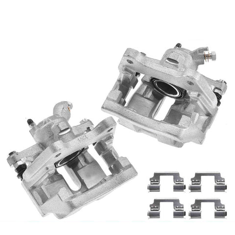 2x Rear L & R Brake Caliper with Bracket for Land Rover Range Rover 2006-2009