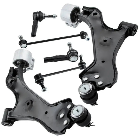 6 PCS Kit LR Lower Control Arm compatible for Chevrolet Equinox compatible for FWD 15-17 524-158 MAXPEEDINGRODS