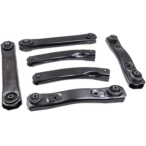 6 Pcs Front and Rear Upper and Lower Control Arm compatible for Jeep Grand Cherokee 1999 - 2001 MAXPEEDINGRODS