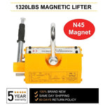 600KG Magnetic Lifter 1320lb Steel Lifting Magnet Magnetic Lifter Hoist Crane ECCPP