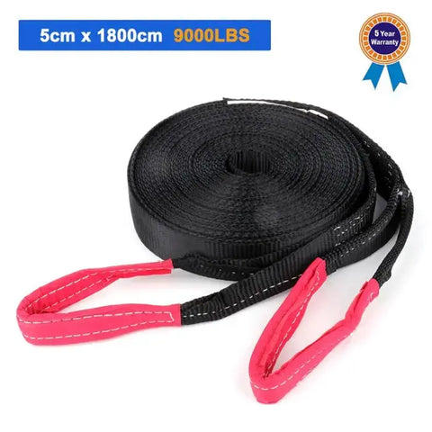 60ft 9000 lbs Tow Strap Winch Snatch Off-road For 2007-2020 Jeep Wrangler ECCPP