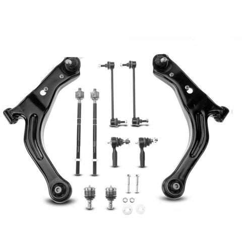 10x Front Lower Control Arm Ball Joint Sway Bar Tie Rod for Ford Escape 01-04