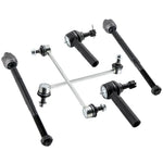 6pc Inner Outer Tie Rod Ends Front Sway Bar Ends compatible for Dodge Avenger compatible for Chrysler MAXPEEDINGRODS