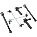 6pc Inner Outer Tie Rod Ends Front Sway Bar Ends compatible for Dodge Avenger compatible for Chrysler MAXPEEDINGRODS