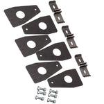 6pcs Universal Weld On Roof Rack Gutter Mounts Fullwidth Gutter Roof Rack Mounts MAXPEEDINGRODS