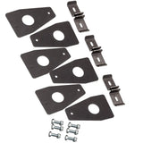 6pcs Universal Weld On Roof Rack Gutter Mounts Fullwidth Gutter Roof Rack Mounts MAXPEEDINGRODS