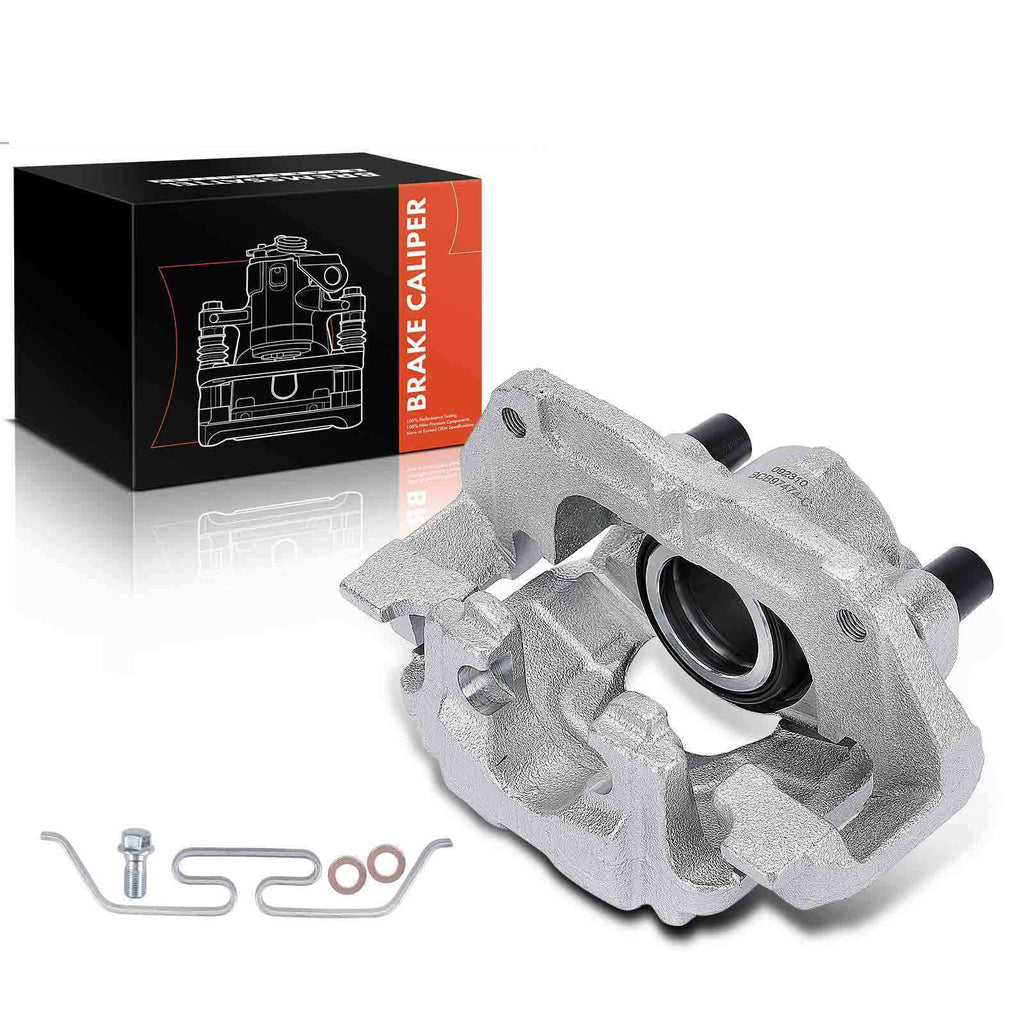 Front Left Brake Caliper W/Bracket Performance Red