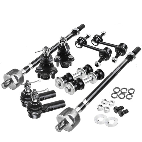 10x Front/Rear Sway Bar Link & Tie Rod Ends Ball Joint for Toyota Corolla 88-92