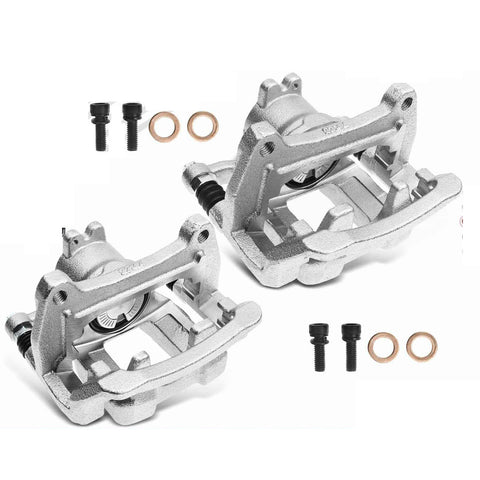 2x Brake Caliper w/ Bracket for Chevrolet Blazer Cadillac XT5 XT6 Buick GMC Rear