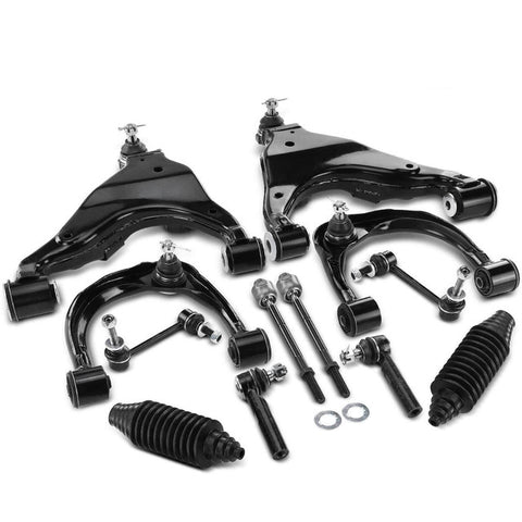 12Pcs Front Control Arm&Ball Joint Assembly Sway Bar Link for Toyota Lexus GX470