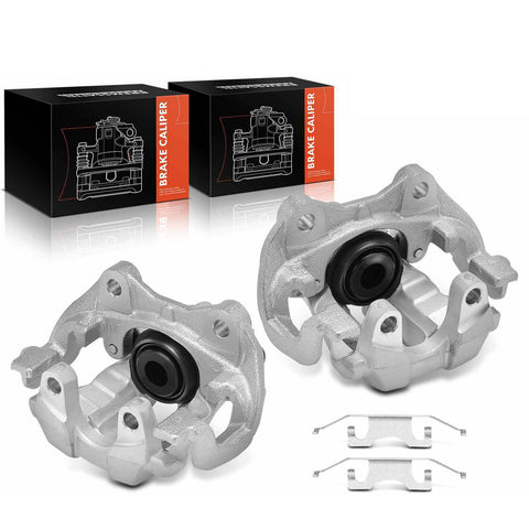2x Rear Left & Right Disc Brake Caliper w/Bracket for Mercedes-Benz W212 CLS400
