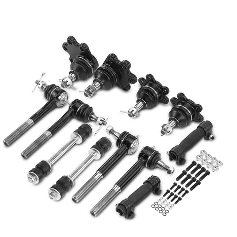 12pcs Front Sway Bar Link Tie Rod End Ball Joint for Chevy Astro GMC Safari AWD