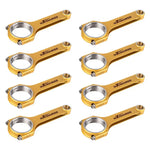8Pcs H-Beam Connecting Rods+ARP Bolts compatible for Toyota Tundra compatible for Lexus 1UR 4.6L 3UR 5.7L MAXPEEDINGRODS