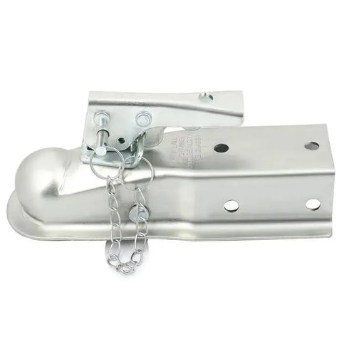 High Quality 1-7/8" Ball 2" Channel Straight Coupler With Chain ZINC 2000LBS 160960 ECCPP