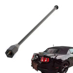 8" Black Stainless AM FM Short Antenna Mast For 1979-2009 Ford Mustang ECCPP