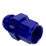 12An An12 An-12 Male-Female 1/8"Npt Port Blue Aluminum Anodize Fitting Adapter DNA MOTORING