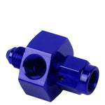 3An An3 An-3 Male-Female 1/8"Npt Port Blue Aluminum Anodize Hose Fitting Adapter DNA MOTORING
