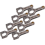 8x 4340 Forged Connecting Rods+ARP 8740 Bolts compatible for Chevrolet Small Block 152.4mm MAXPEEDINGRODS